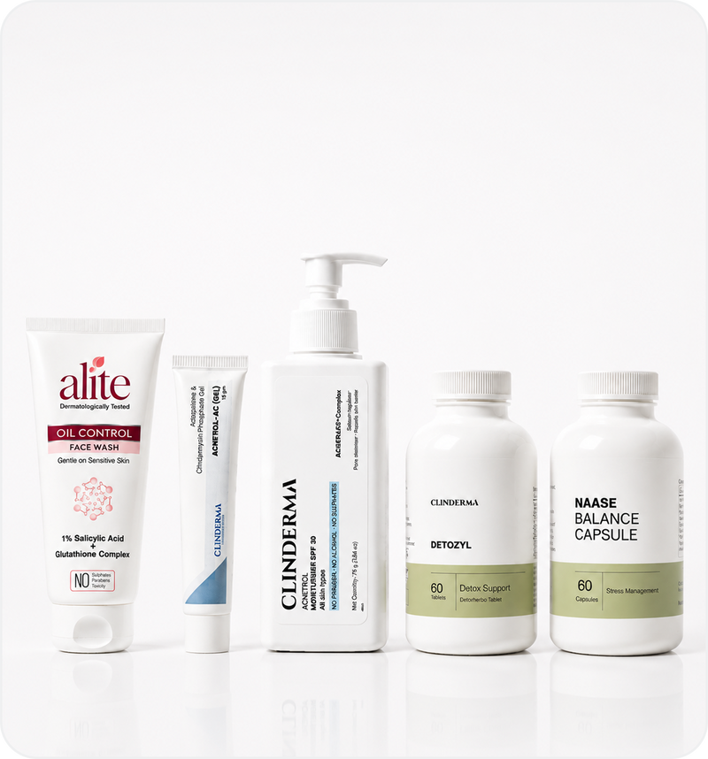 Anti-Acne Kit – Cleanse + Gut + Calm