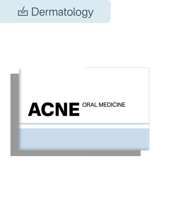 Acne Medicine (oral medicines +  topical ointment)